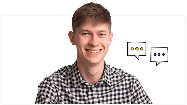 Portrait of Simon, UX/UI designer and digital content producer at Marketing Puzzle, a creative marketing agency.