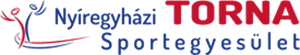 Logo of NYTSE (Gymnastics Sports Association of Nyíregyháza), partner of Marketing Puzzle, focusing on gymnastics training for youth and children.